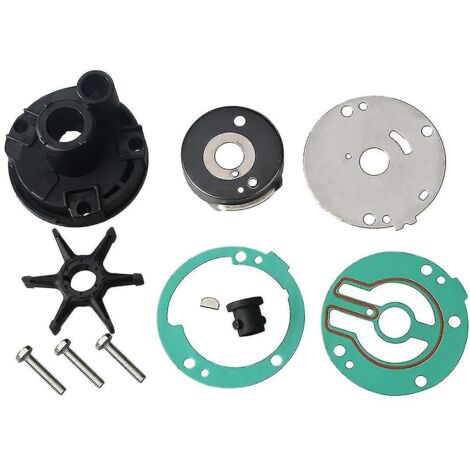 Kit de réparation de turbine de pompe à eau 689-w0078 compatible avec les moteurs hors-bord 2 temps de 25 à 30 CV.