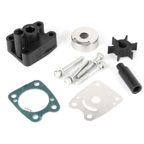 Kit de réparation de turbine de pompe à eau hors-bord compatible avec les moteurs hors-bord Yamaha 4 et 5 CV 2 temps (références 4A, 5C et 6E0-W0078-A2)