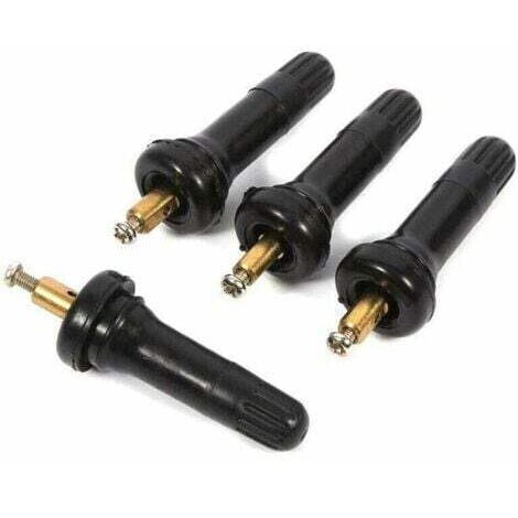 Kit de réparation de valves de pneus (4 pièces) pour capteur de pression TPMS (système de surveillance de la pression des pneus) et valves à clipser.