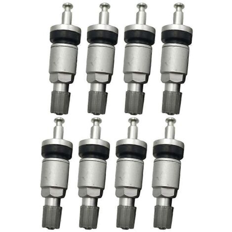 Kit de réparation de valves TPMS pour pneus tubeless en alliage (8 pièces)