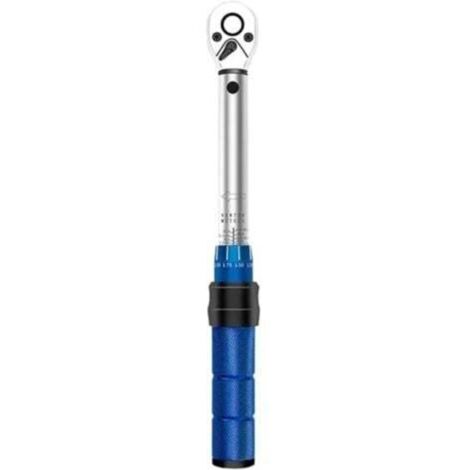 Kit de réparation de vélo, clé dynamométrique à double échelle de précision, entraînement 1/4'', 5-25 N.m, clé à douille pour vélo, outil de réparation à cliquet pour moto, kit d'outils pour vélo