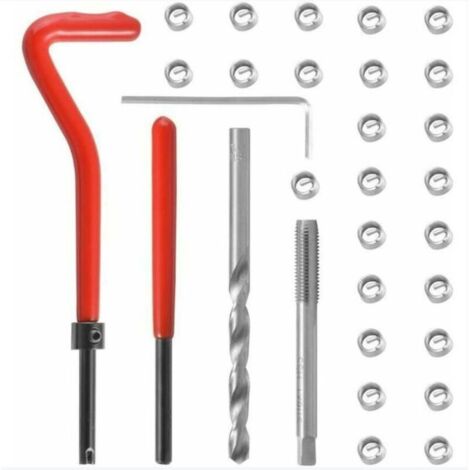 Kit de réparation des Filetage de Type Helicoil M6 (30 pièces)