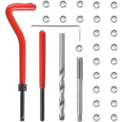 Kit de réparation des Filetage de Type Helicoil M6 x 1,0 mm (30 pièces)