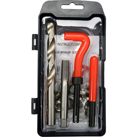 Kit de reparation des filetages m12 x 175 de type helicoil 20 pieces