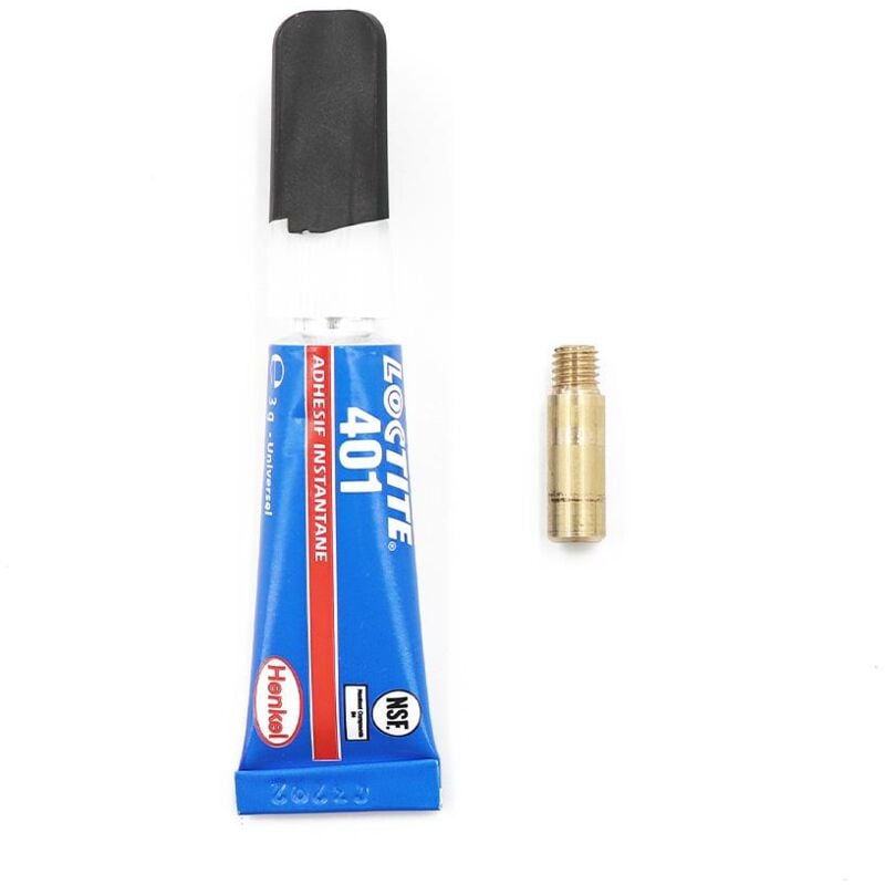 Milnov - Kit de réparation d'extrémité diam. 4,5 mm avec 1 tube de colle