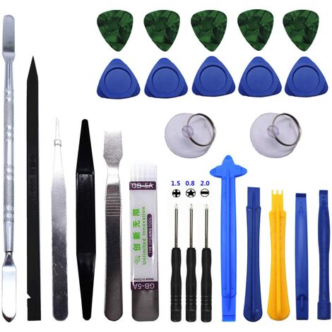 Kit de réparation d'outil de levier d'ouverture professionnel 26 en 1 pour ensemble d'outils à main de téléphone portable