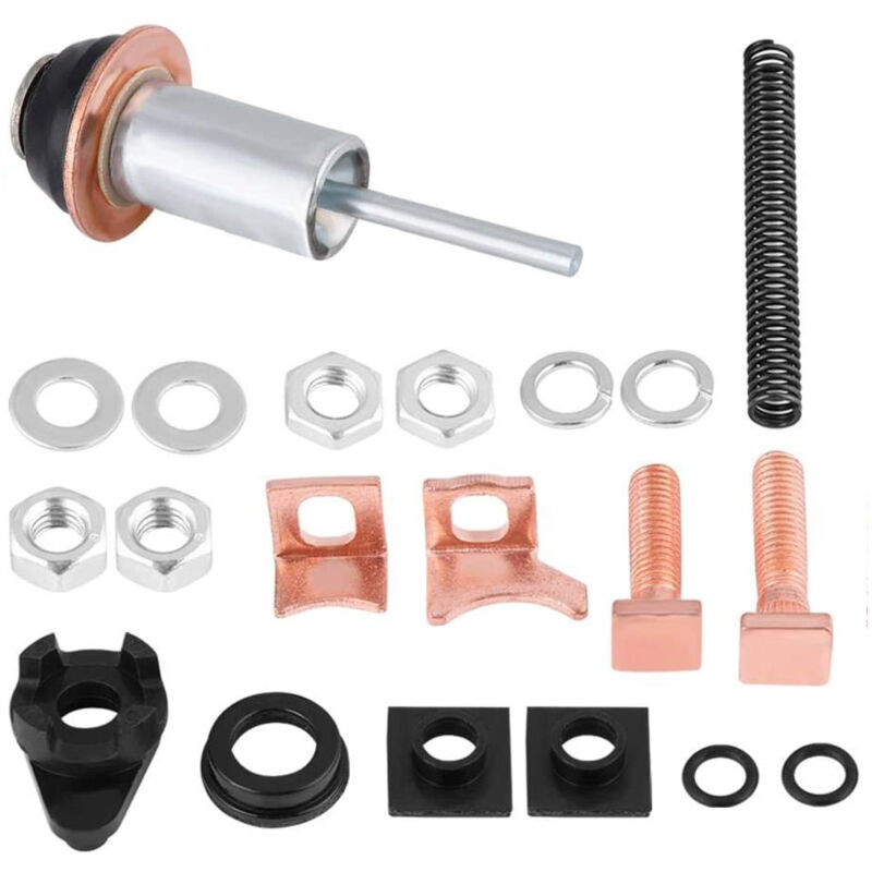 Ineasicer - Kit de réparation du solénoïde du moteur de démarrage pour Land Rover Discovery Defender TD5 2.5 Diesel