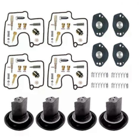 Kit de réparation et de révision complet pour carburateur – Compatible avec motos Suzuki GSX-R600 (1997–2000) – Pièces de rechange haute précision, joints, membranes, vis, ressorts-lsw