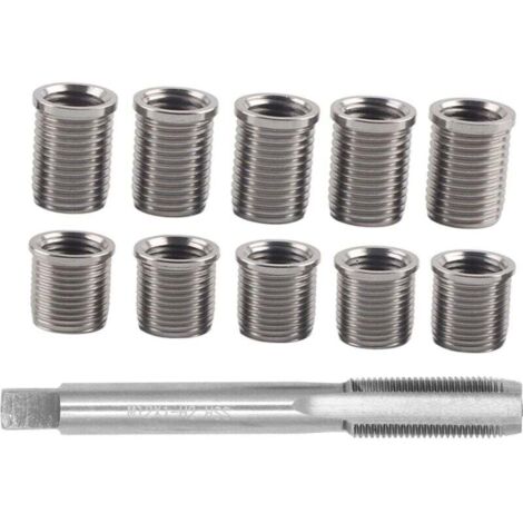 Kit de Réparation Filetage Bougie Allumage Boulon M10x1.0 M12x1.0 Accessoires Automobile Robinet