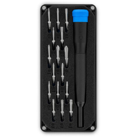 Kit de réparation Ifixit Minnow Precision Bit Set Noir et Bleu
