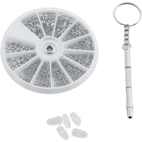 Kit de réparation lunettes monture vis écrous acier inoxydable