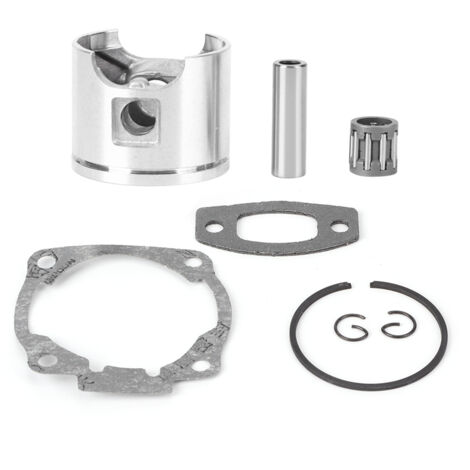 Kit de réparation moteur électrique - Pièces Piston, Bague, Joint  Pour tronçonneuse McCulloch PROMAC K540, 543  Zinc Alloy  88g  Kit complet incl. 1 piston, 1 axe, 1 segment, 2 anneaux, 1 roulement, 