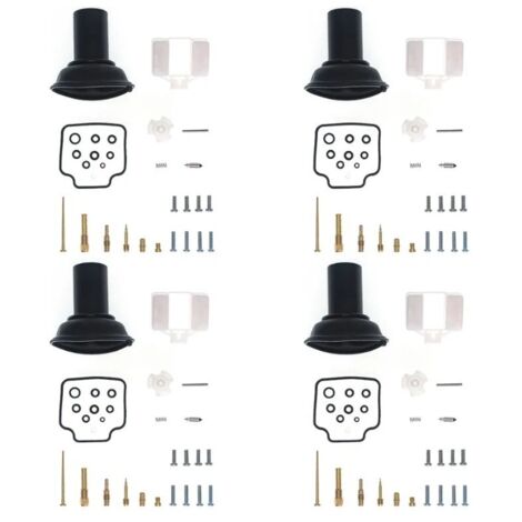 Kit de réparation pour carburateur compatible Honda Night Hawk 750, CB750, CB750L (1991–2003) – Pièces de rechange complètes avec joints, membranes et gicleurs-lsw