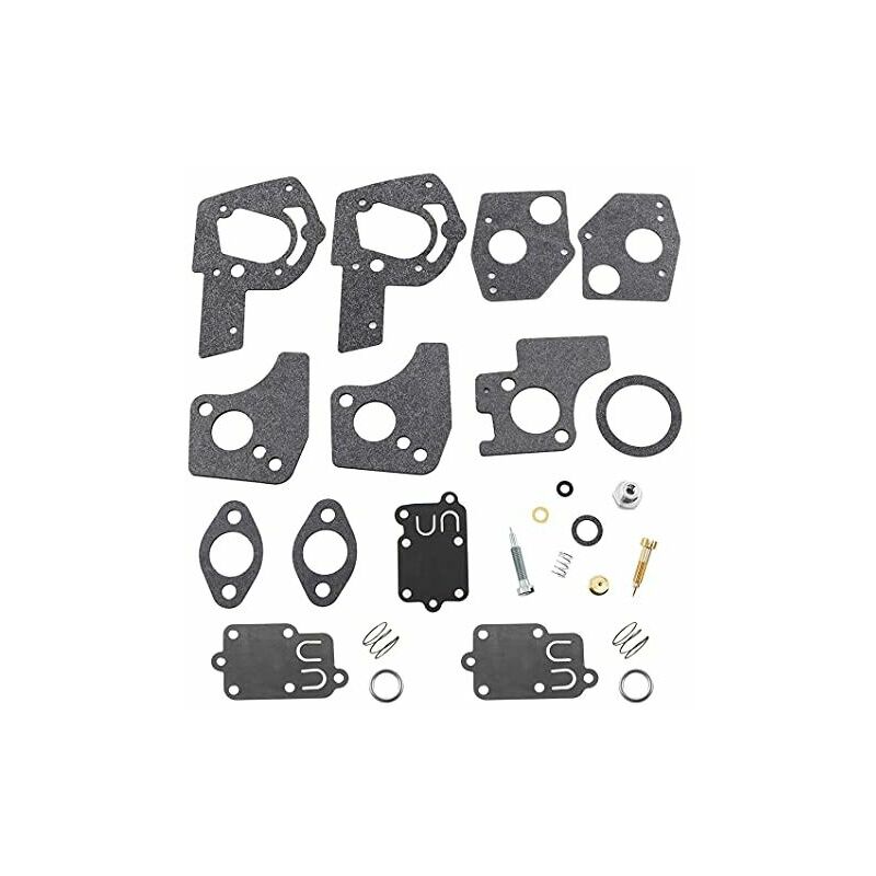 XVX - Kit de réparation pour carburateur - Membranes - Joint d'étanchéité pour Moteurs Briggs & Stratton 3 à 5 cv hp 495606 494624 135292 135232