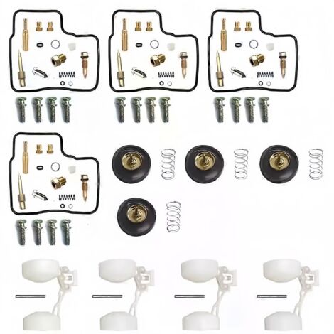 Kit de réparation pour carburateur – Pièces de rechange compatibles avec motocyclettes Honda ST1100 (SC26, 1990–2000), joints, membranes, aiguilles et joints toriques-lsw