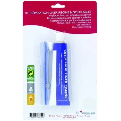 Kit de réparation pour couverture de piscine et liner