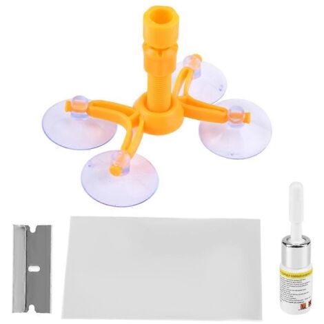 Kit de réparation rapide pour pare-brise auto, outil de restauration des fissures et rayures sur vitre de voiture, réparation de vitre avant.