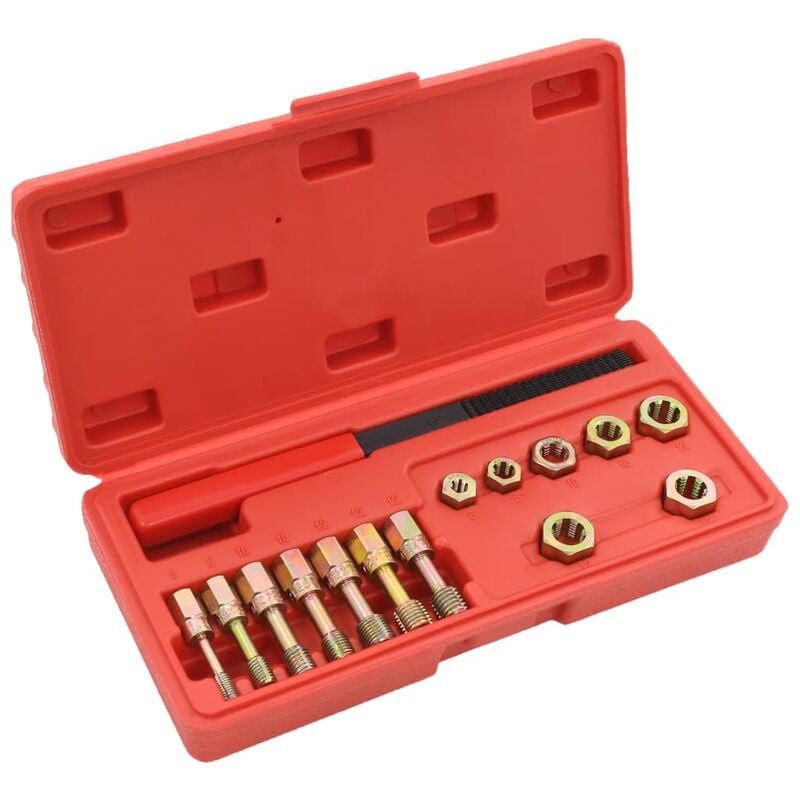 

Kit de repasador de roscas métrico 15 piezas - Vidaxl