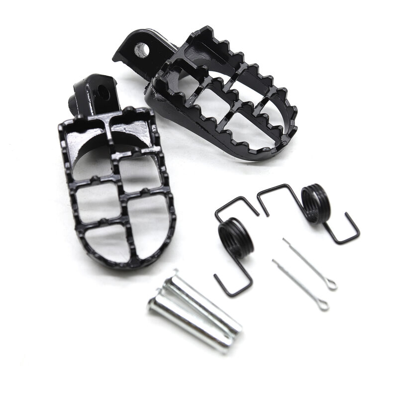 

Asupermall - Kit de reposapies de aluminio negro de repuesto para Yamaha YZ125 YZ250 PW50 PW80 BW80 DT50 RT100 RT180 TT225S TT225T TTR110 TTR90 TW200