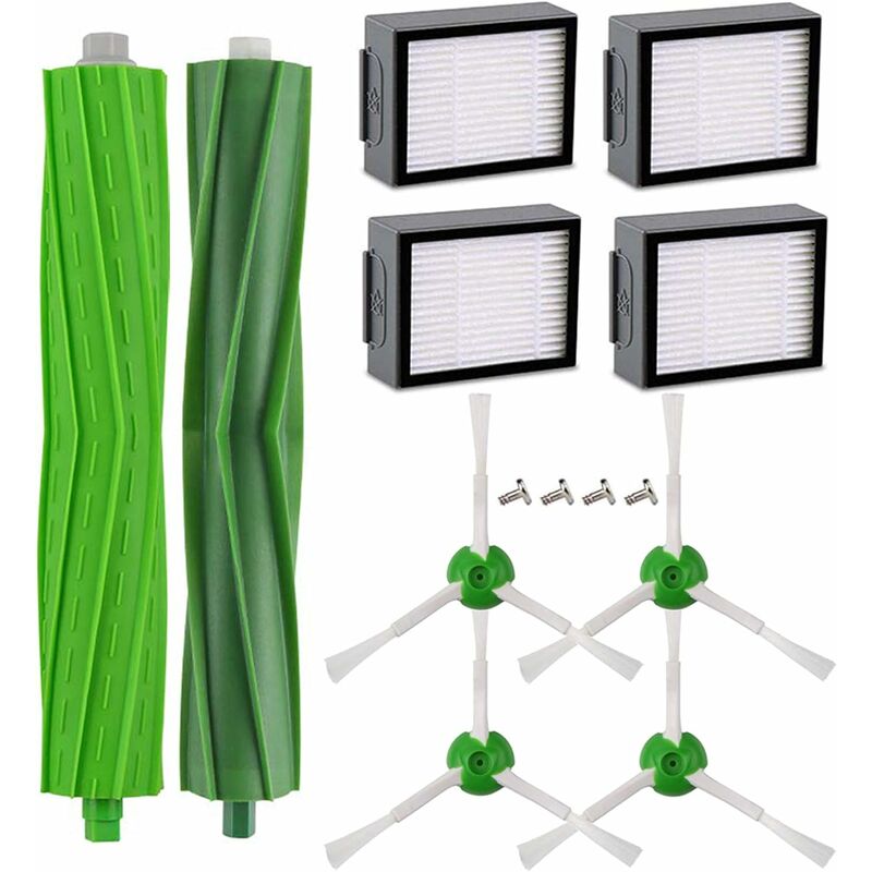 

Kit de repuesto de accesorios compatible con las aspiradoras de la serie iRobot Roomba i7 i7 + i7 plus y E5 E6 E7 - 14 piezas