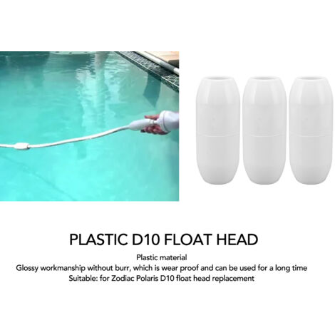 Kit de repuesto de cabezales flotantes D10 (3 piezas) para Zodiac Polaris - Compatible y fácil de instalar