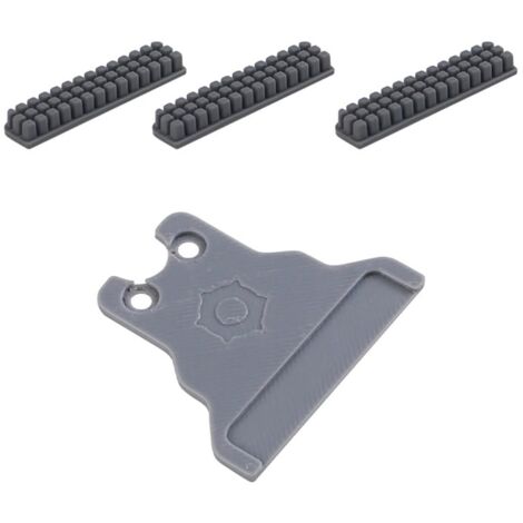 Kit de repuesto de cepillo de boquilla K1 MAX para Creality K1 MAX, cepillo de silicona con soporte de montaje para cama caliente, herramienta de limpieza de silicona