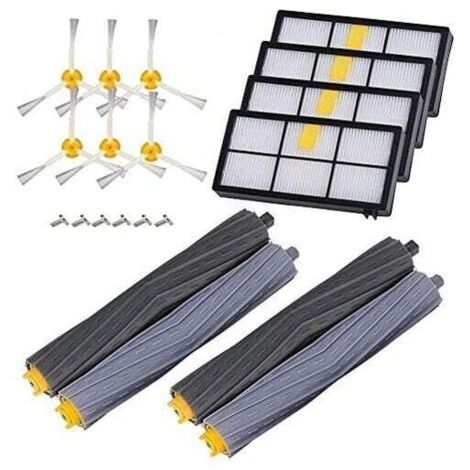 Kit de repuesto de cepillos para iRobot Roomba serie 800, 860, 865, 866, 870, 871, 880, 885, 886, 890, 900, 960, 966 y 980 (paquete de 14)