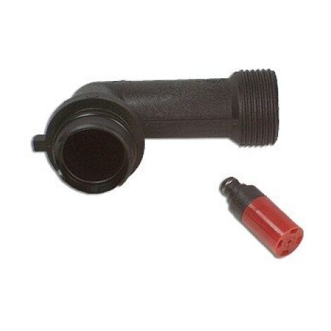 Tubo acodado con válvula para hidrolimpiadoras – Compatible con modelos Karcher – SKU 4002667711714