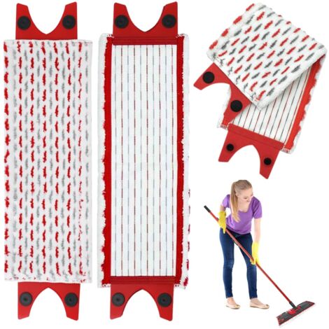 Kit de repuesto para trapeador de microfibra de 3 piezas compatible con Vileda Ultramax/UltraMax Plus/Easy Wring UltraMax, fácil de instalar, para todo tipo de pisos manchados
