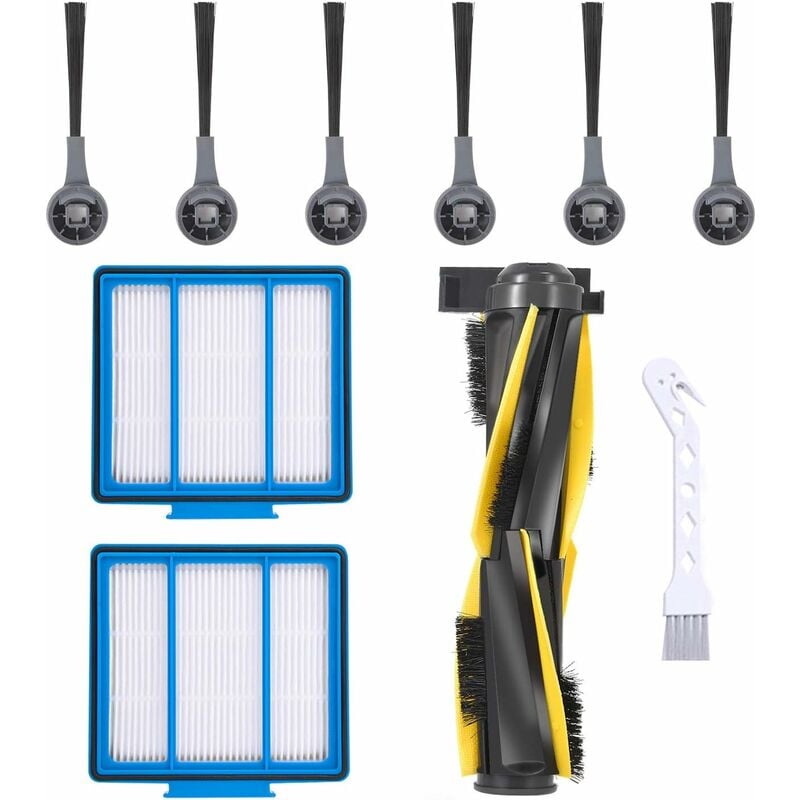 

Kit de repuestos LesinaVac para robot aspirador Shark IQ R101AE (RV1001AE), IQ R101 (RV1001), accesorios Pack de 1 cepillo principal, 2 filtros Hepa,