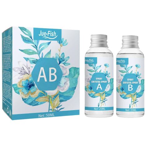 Kit de Résine Époxy Résistante aux UV et à la Chaleur, Mélange Facile 1:1 pour Revêtement et Moulage
