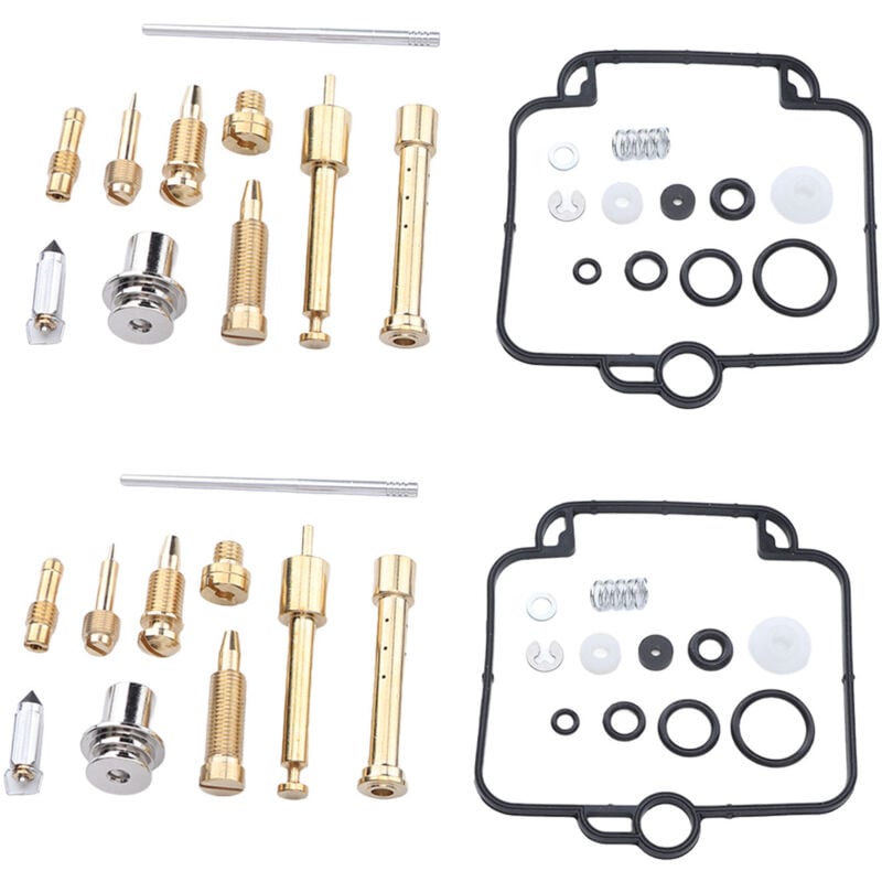 Jeffergarden - Kit de Révision de Carburateur, 2 Ensembles D'outils de Reconstruction de Carburateur de Moto pour F650 Mikuni bst 33 1993‑2000