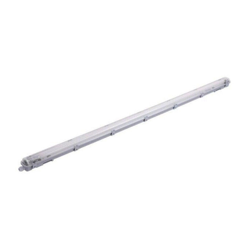 Kit de Réglette led étanche + Tube Néon led 150cm T8 22W - Unité / Blanc Froid / Simple Silumen