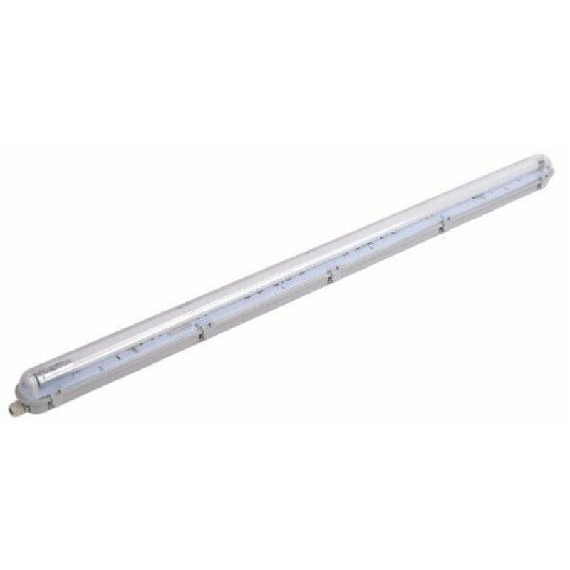 Kit de Réglette LED étanche + Tube Néon LED 120cm T8 18W - Blanc Neutre 4000K - 5500K - SILAMP