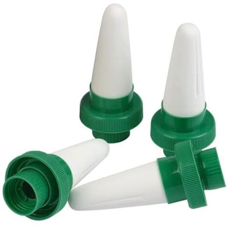 Kit de riego por goteo de cerámica de 4 piezas, sistema de riego automático para plantas, jardín, hogar, interior y exterior.