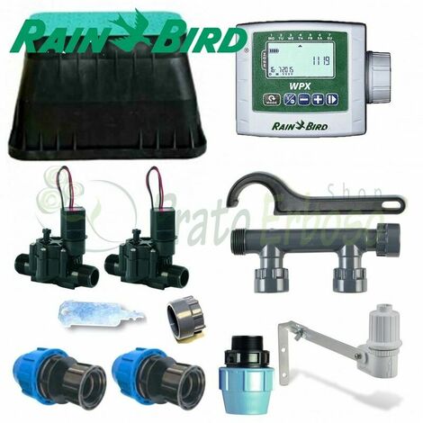 Kit de riego Rain Bird 2-zonas de 9V