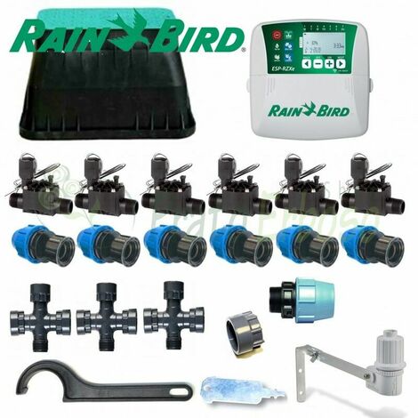 Kit de riego Rain Bird 6-zona de 24V
