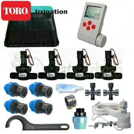 Kit de riego Toro 4 zonas 9V