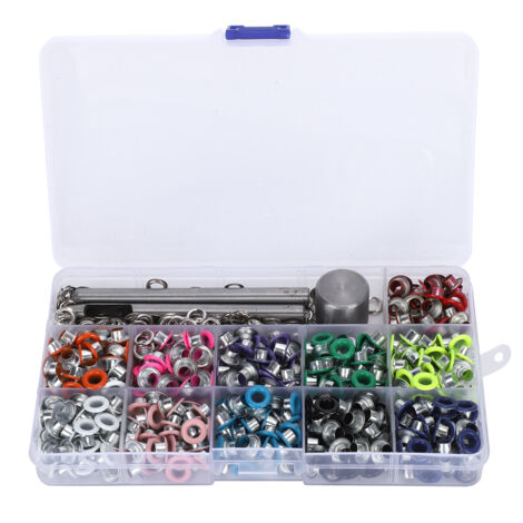 Kit de Rivets Creux Colorés pour Travaux Manuels et Réparations - Outil Métallique KQ201