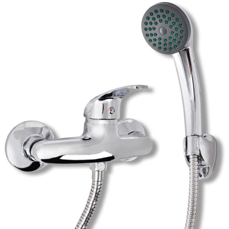 Kit de robinet de douche Chrome Argent
