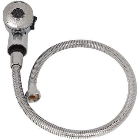 Kit de robinet pour lavabo de shampooing avec flexible de 70 cm et pulvérisateur, idéal pour salon de coiffure.