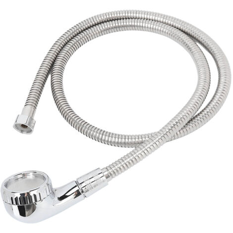 Kit de robinetterie pour shampoing flexible 120 cm avec pomme de douche taille M pour salon de coiffure