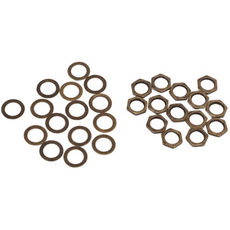 Kit de Rondelles Écrous pour Guitare Électrique et Basse, Connecteur Douille M9 Filetage Femelle en Bronze