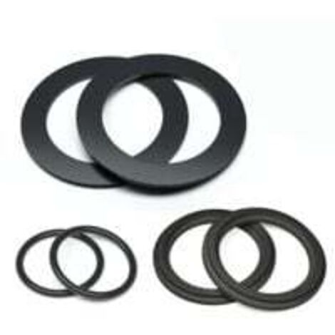 Kit de rondelles et bagues 25076RP pour raccords de 1,5 pouce, joints toriques en caoutchouc pour vannes plongeuses de piscine Intex et rondelles de rechange Intex (6 pièces) - 10745, 10262 et 10255