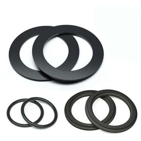 Kit de rondelles et de bagues 25076RP pour raccords 1-1/2", rondelles en caoutchouc à joint torique pour vannes plongeuses de piscine Intex (6 pièces) - 10745, 10262 et 10255
