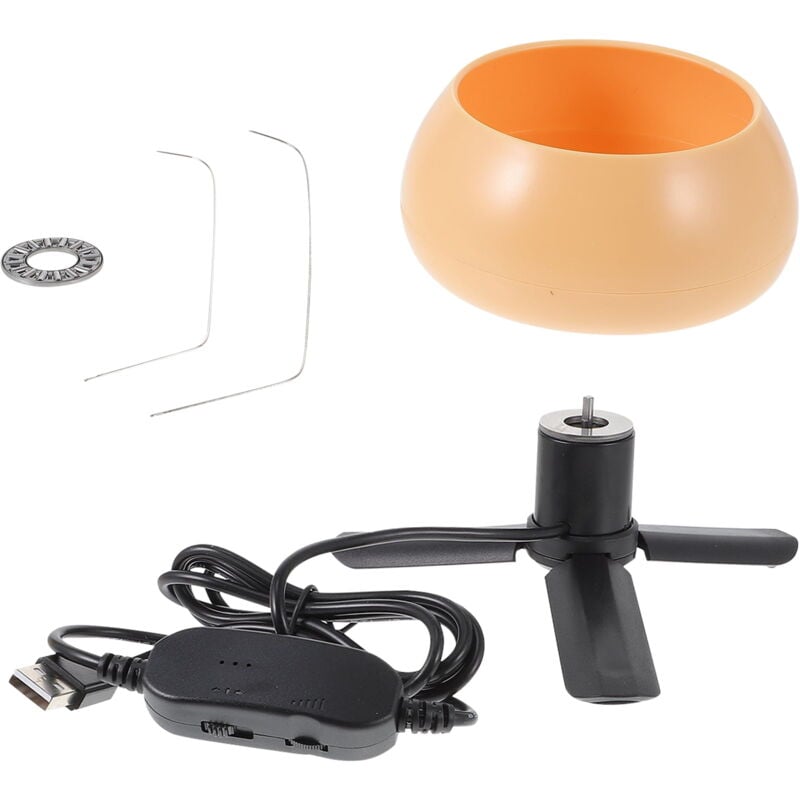 Kit de rotation de perles usb 1 ensemble de bol de rotation de perles électrique Kit de rotation de perles usb Outil d'enfilage de perles