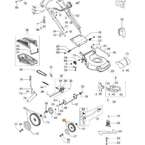 KIT DE ROUES EMAK ORIGINAL 66070363A