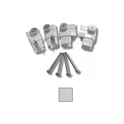 Kit de roulements avec supports LUNES 2P, 2A Chromé