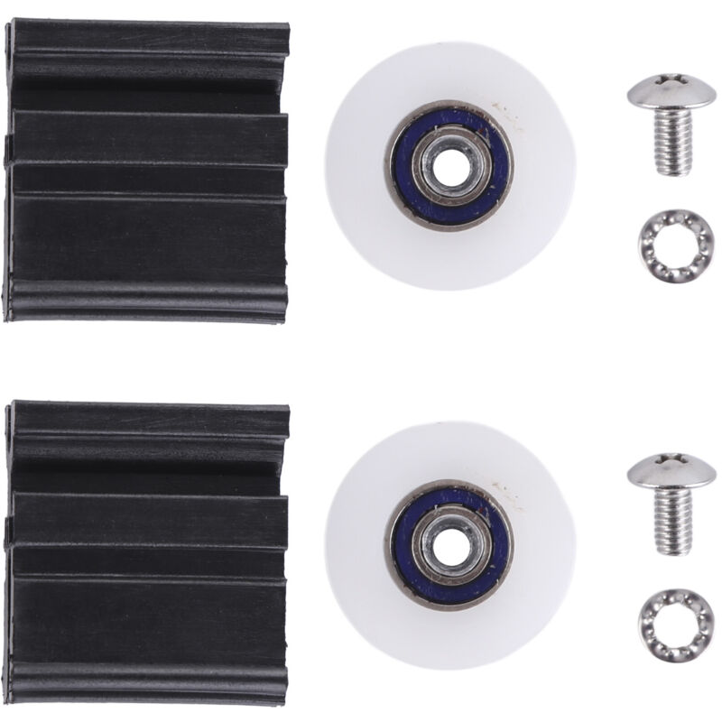 Kit de roulettes de porte de serre haut de gamme - Roues de rechange, pièces et quincaillerie pour hall d'entrée - Accessoires de haute qualité pour