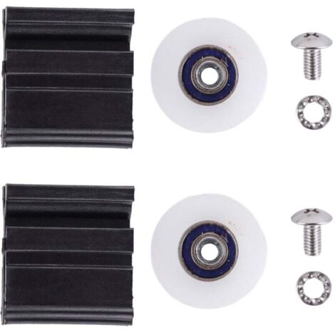 Kit de roulettes de porte de serre haut de gamme - Roues de rechange, pièces et quincaillerie pour hall d'entrée - Accessoires de haute qualité pour portes coulissantes sans effort